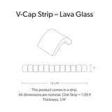 V Cap Strip Windward Bay Lava