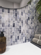 1"x2" Offset Sea Shadows Satin