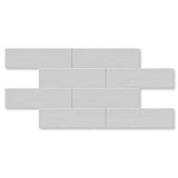 3.5"x12" Ebb and Flow Ash White Gloss