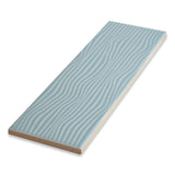 3.5"x12" Ebb and Flow Sea Foam Gloss