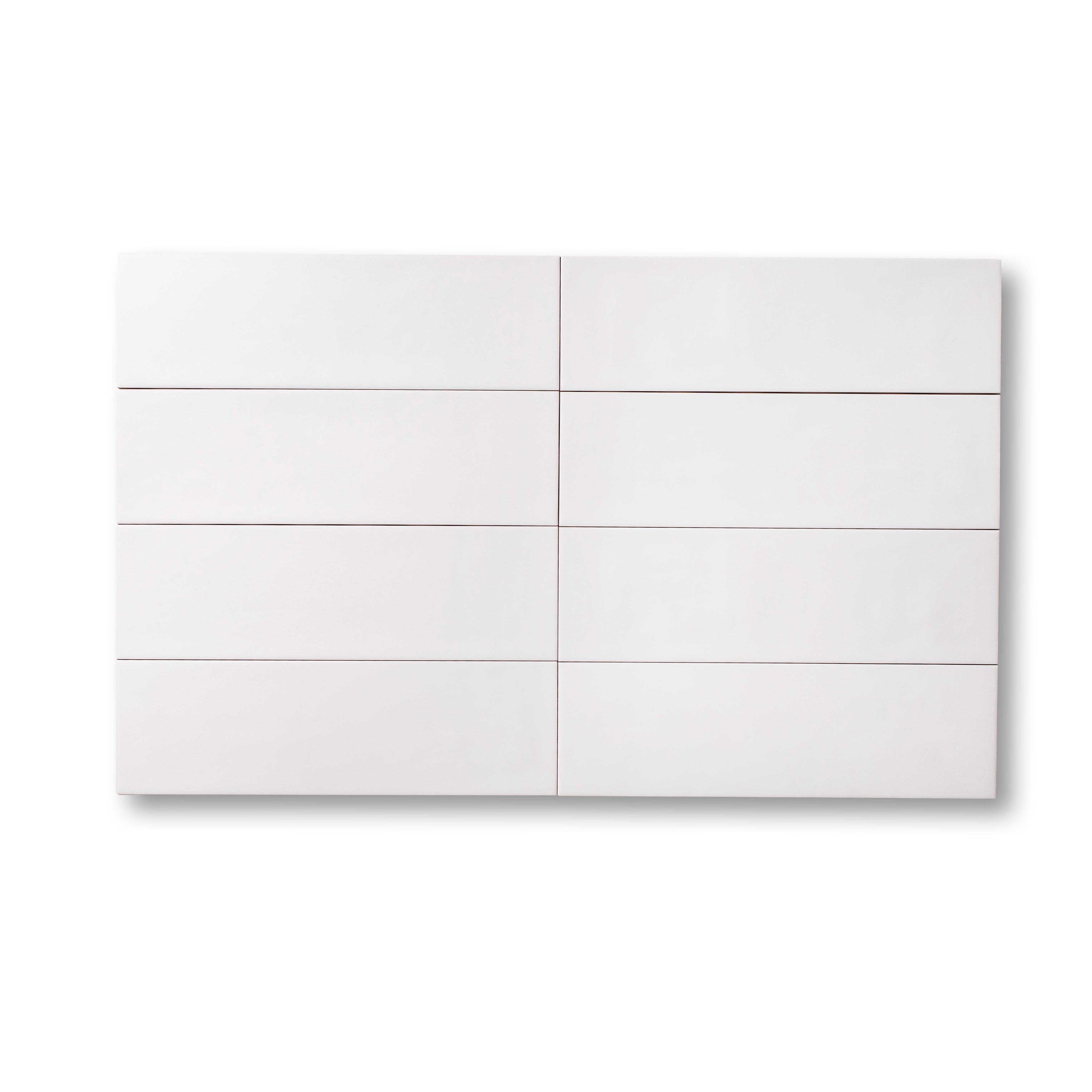 3.5"x12" Just White Matte