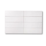 3.5"x12" Just White Matte
