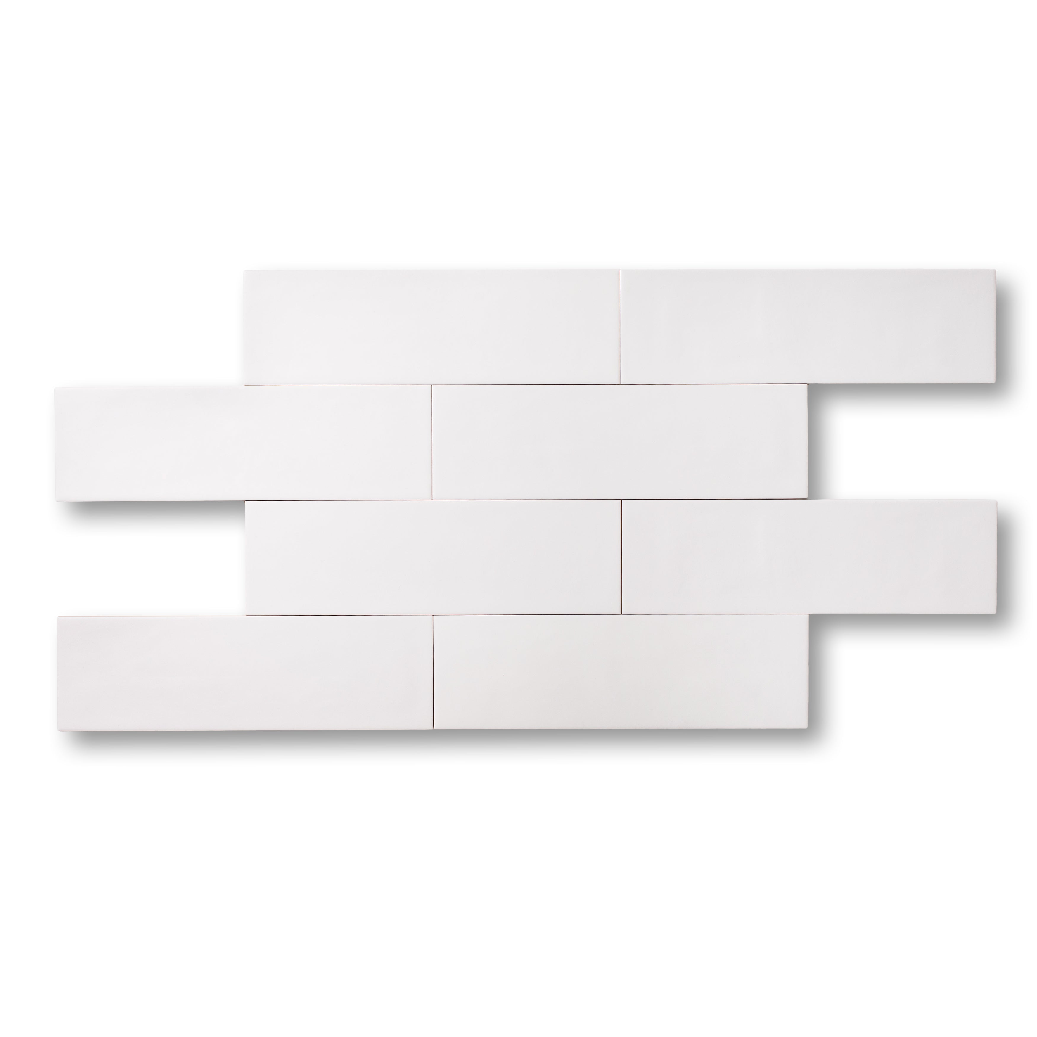 3.5"x12" Just White Matte