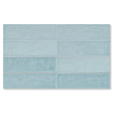 3.5"x12" Sea Foam Gloss