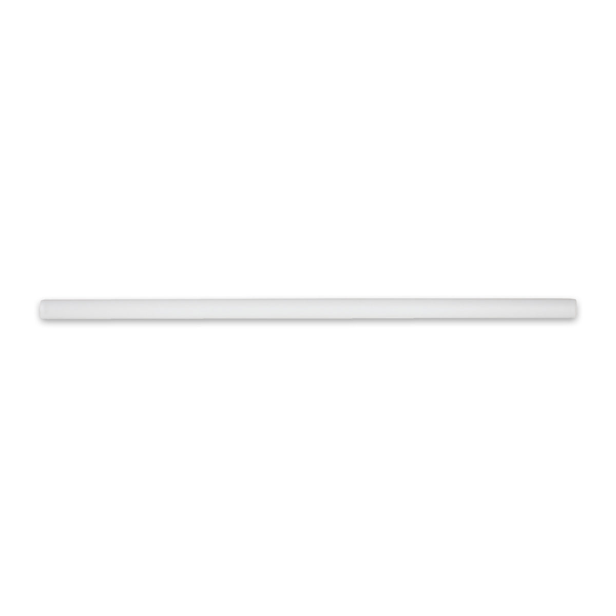 Pencil Bullnose Ash White Matte