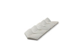 Paragon Chevron Crystal White Honed