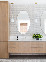 Paragon Hex Crystal White Honed