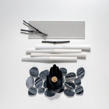 Crescent Crystal White Honed