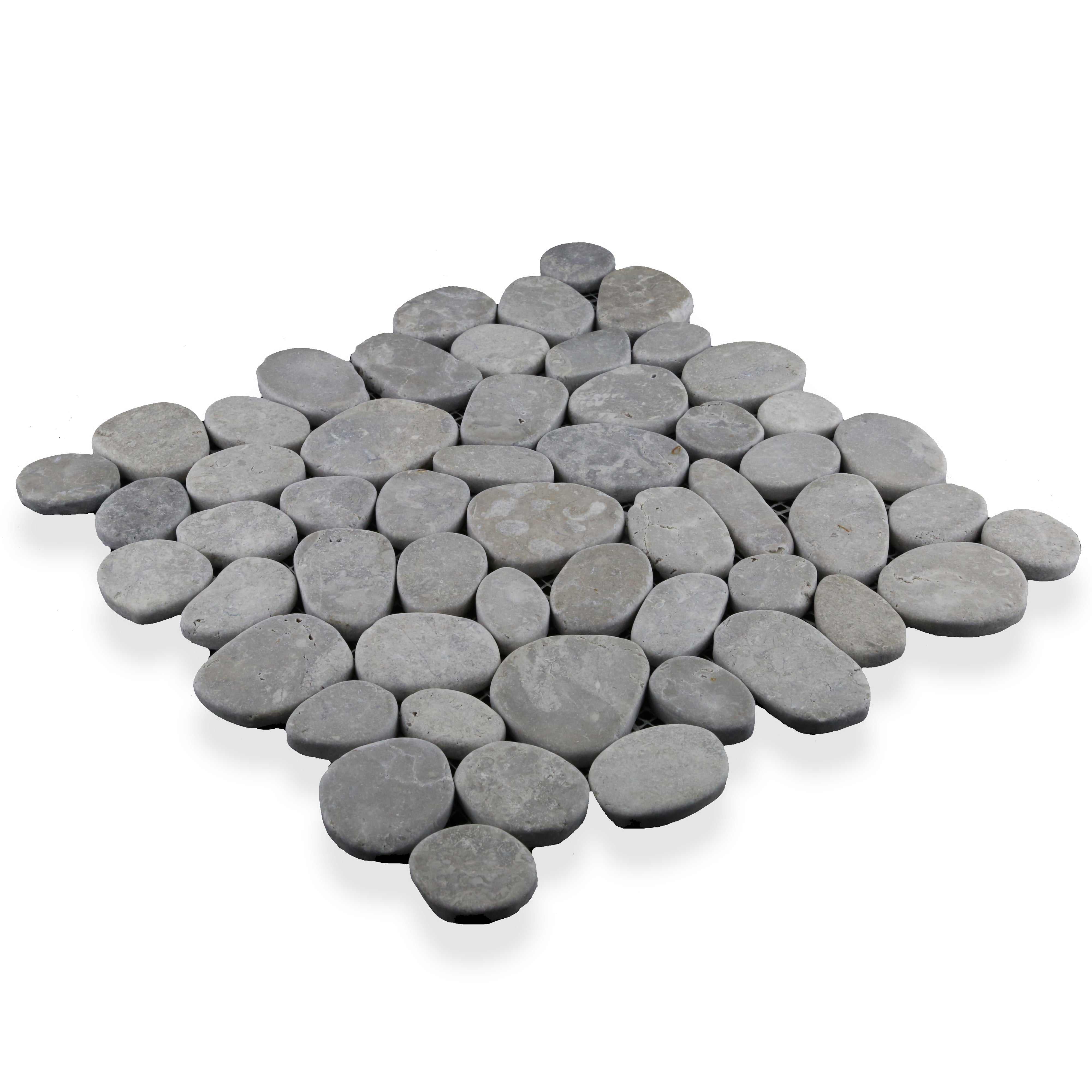 Cobbles Grey Marble Tumbled
