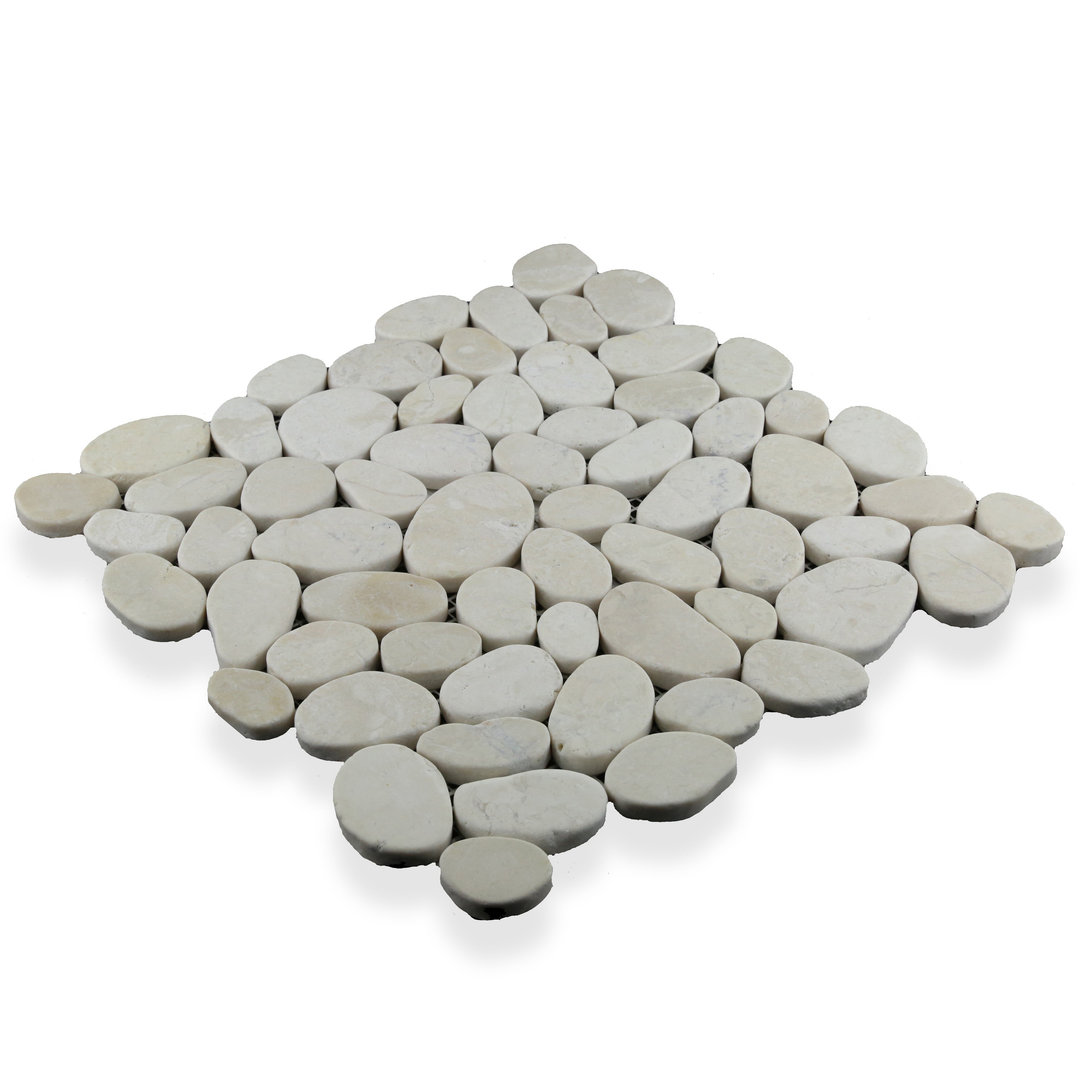 Cobbles Beige Marble Tumbled