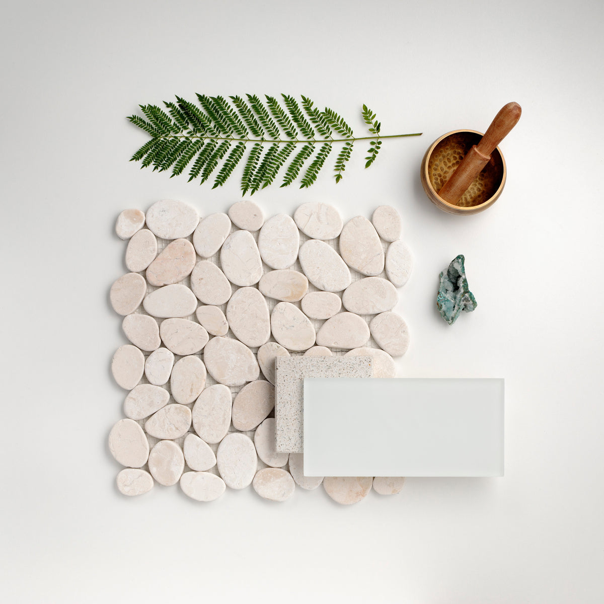 Cobbles Beige Marble Tumbled